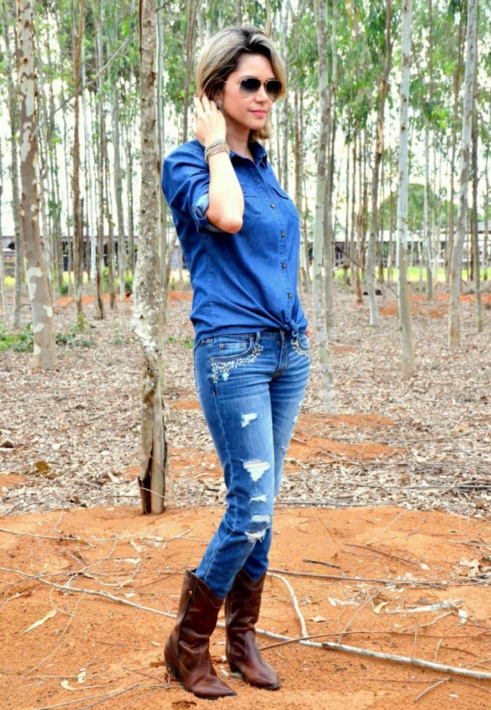 INSPIRAÇÃO PARA OS DIAS DE CHUVA! JEANS + BOTAS