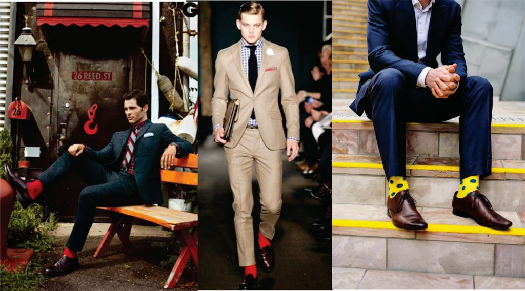 Meias coloridas masculinas, você se arriscaria?
