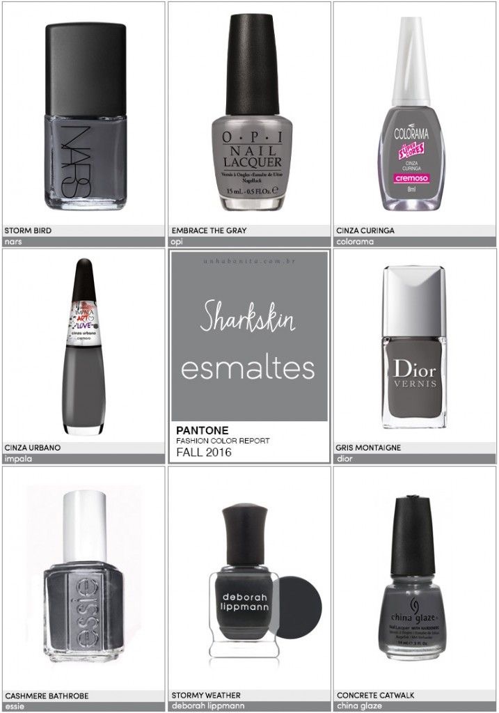 esmaltes cinza