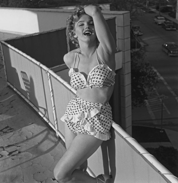Marilyn Monroe estampa de bolinhas