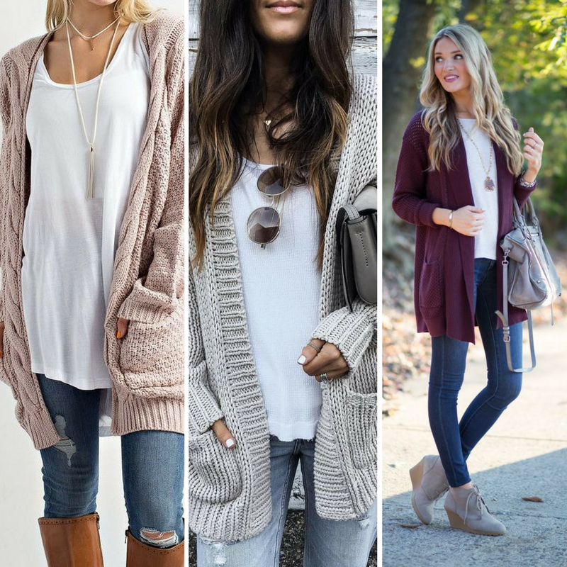 cardigan feminino
